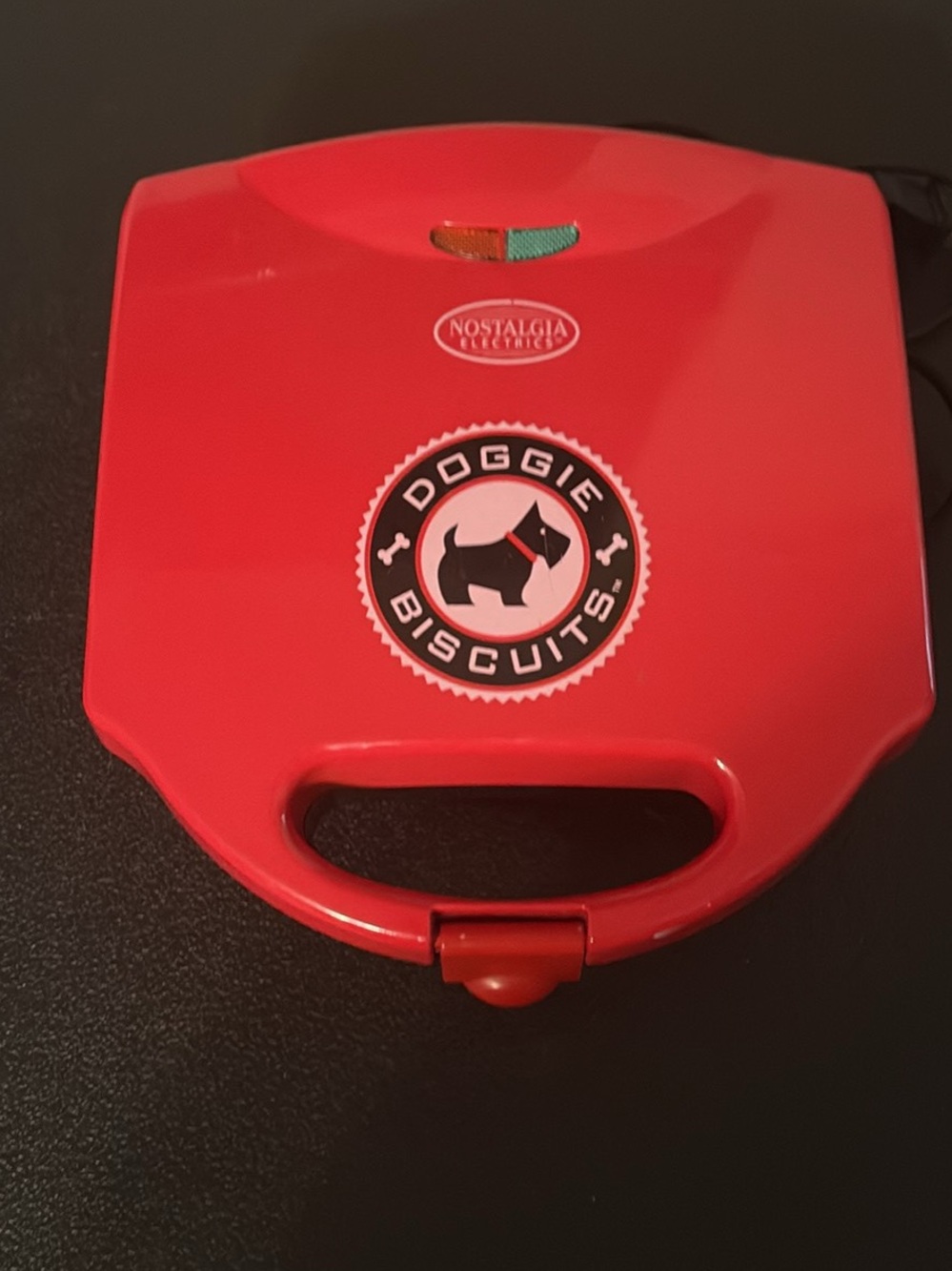 Nostalgia Electric 'Doggie Biscuits' Red Mini Sandwich Maker